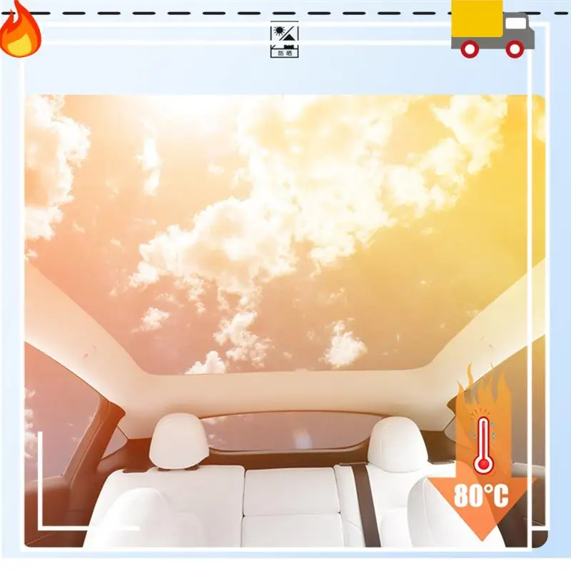 

For Tesla Model Y/3 New Front And Rear Sunroof Ice Silk Sunshade Interior Accessories