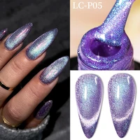 LILYCUTE 7ml Aurora Cat esmalte de uñas de Gel magnético imanes reflectantes barnices de Gel UV semipermanente para manicura artística DIY