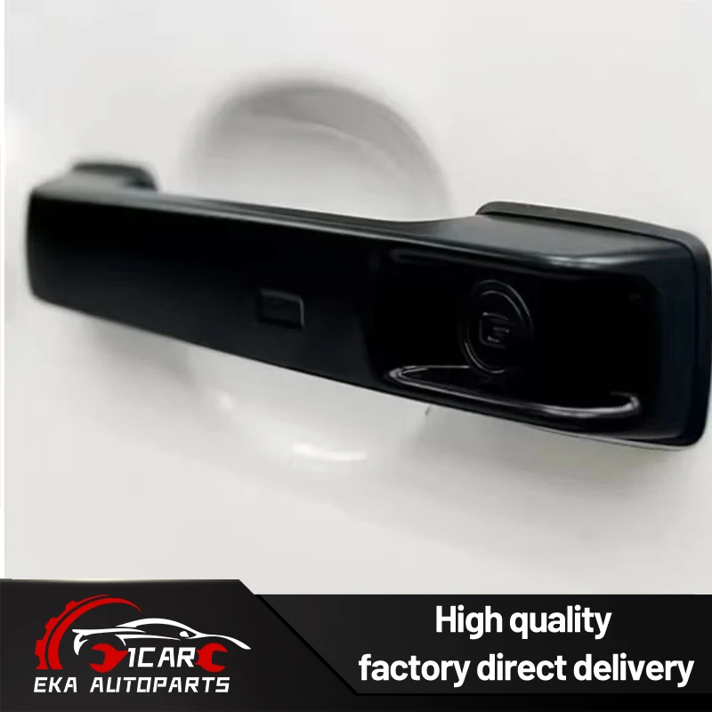 Black G Logo Door Handle Lock Cylinder Fit Mercedes G-Class W464 W465 G500 G63, Direct Replacement Lock Barrel High Quality