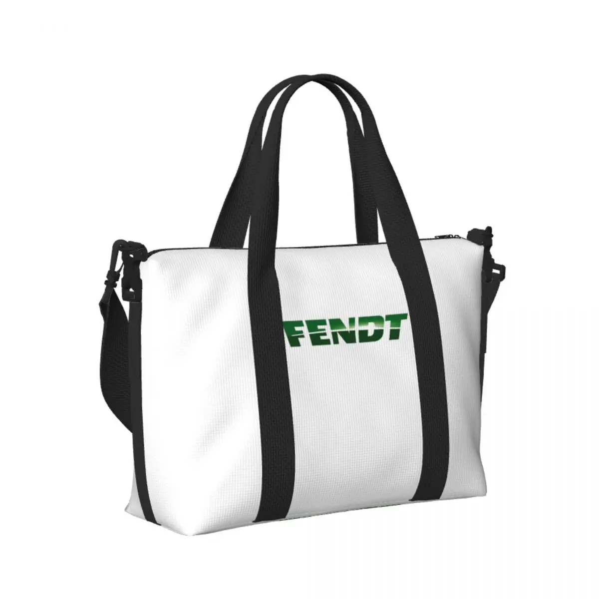 

Custom Fendt German Tractors Beach Travel Bag Large Capacity Tote Bags for Gym Sport Women Shopping Duffle Shoulder Bag