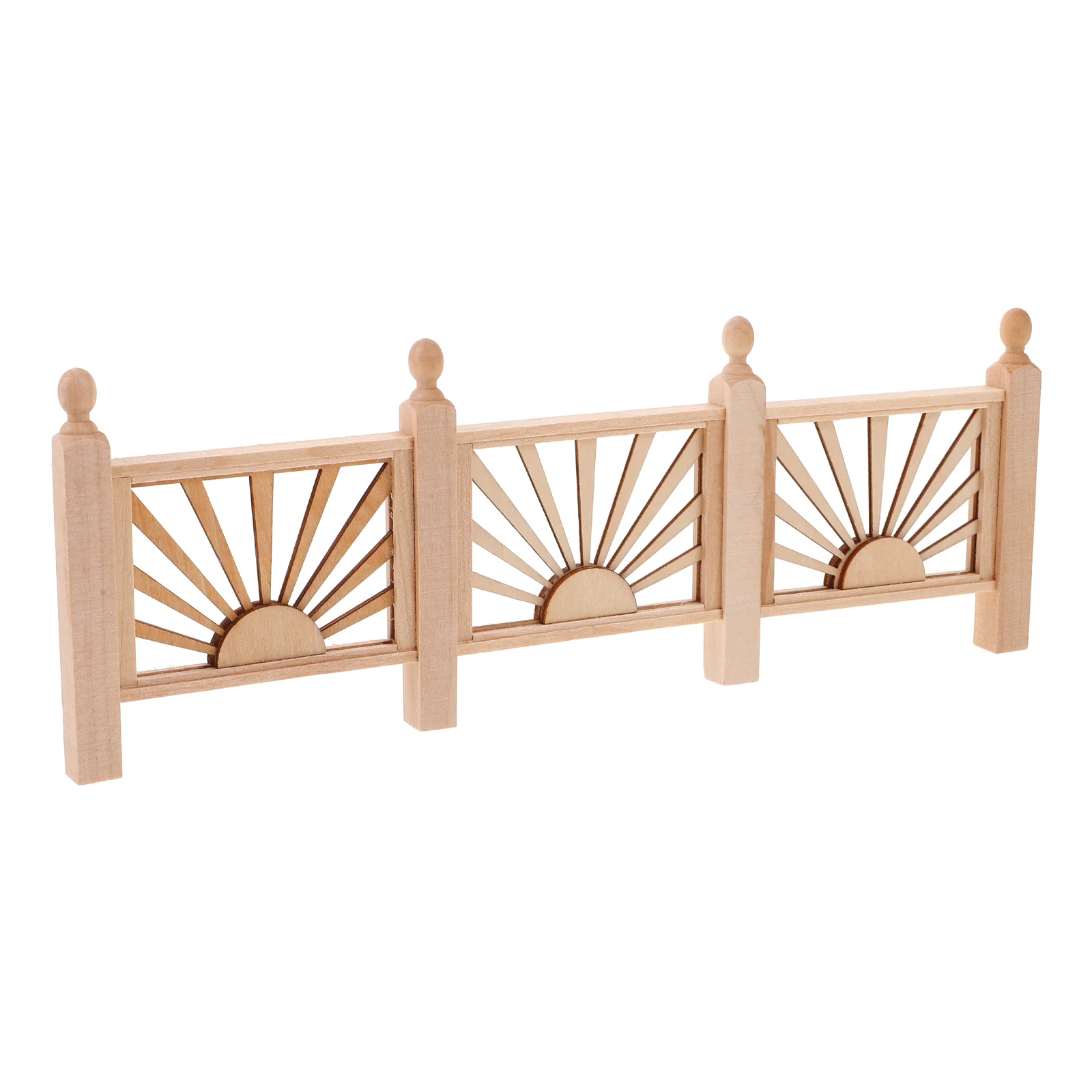 

Kids Mini Toys Railing Play House Accessories B Fairy Deocr for Balcony Bamboo Child Furniture