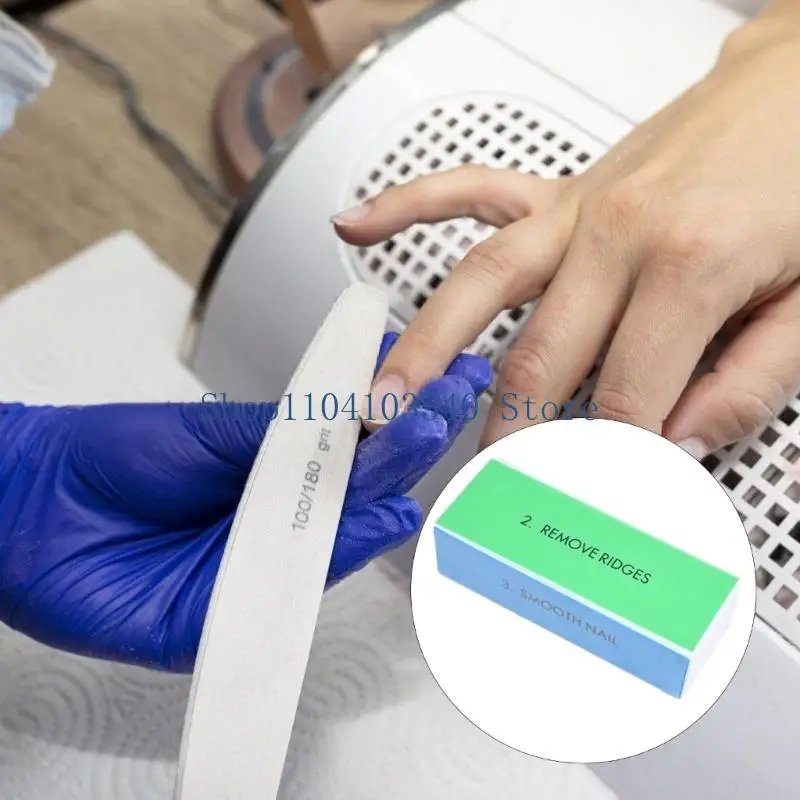 02DC Professional Unguis Polishing Block 4 Hominy Tall Density Spongiform Comfortable For Homestudio Use