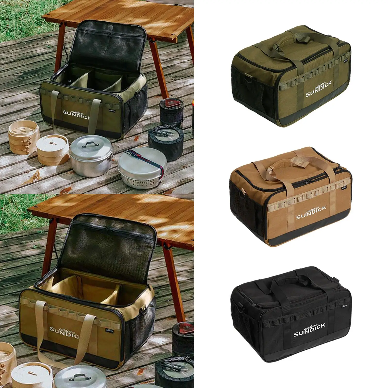 

Camping Storage Bag Gas Tank Organizer 36 L Anti Collision Portable Wear Resistant Cooker Barbecue Handbag for Outdoor Garden