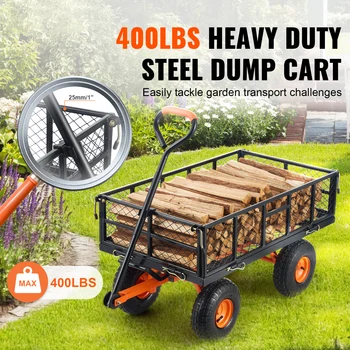 Heavy Duty Garden Utility Cart 6