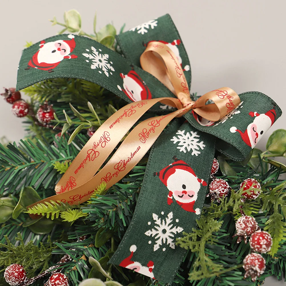 

Christmas Tree Teardrop Wreath Xmas Hanging Door Swag Decorations Cane Wreath Christmas Wall Hanging Holiday Festive