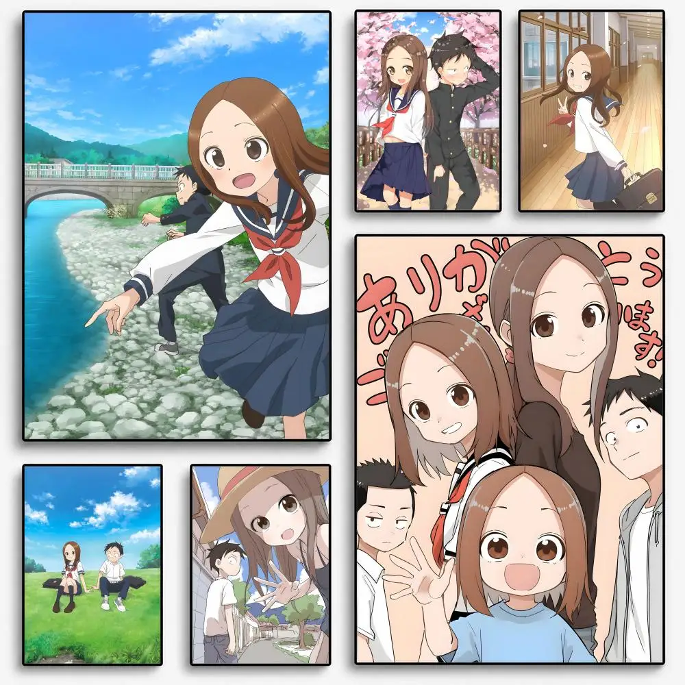 Teasing Master Takagi-san Poster Room Home Decoration Interior Wall Art Printing Garage Posters Gift