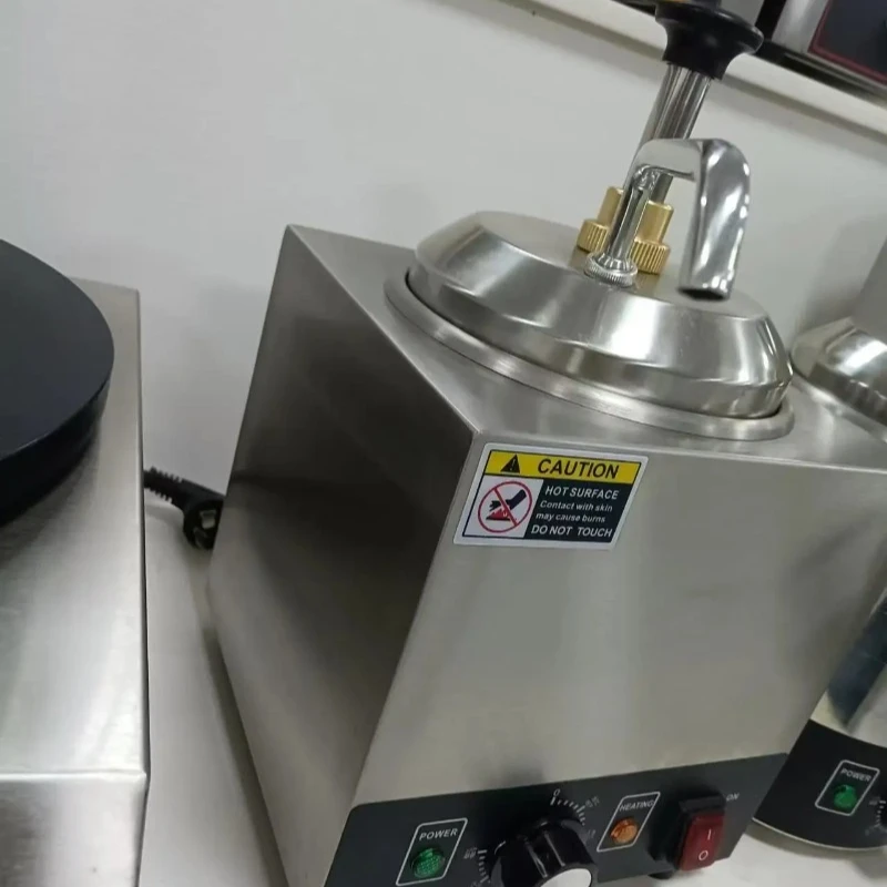 Latest Model Hot Sale 2.3 QT Cheese Dispenser with Pump Chocolate Sauce Warmer with Optional Nozzle Heater