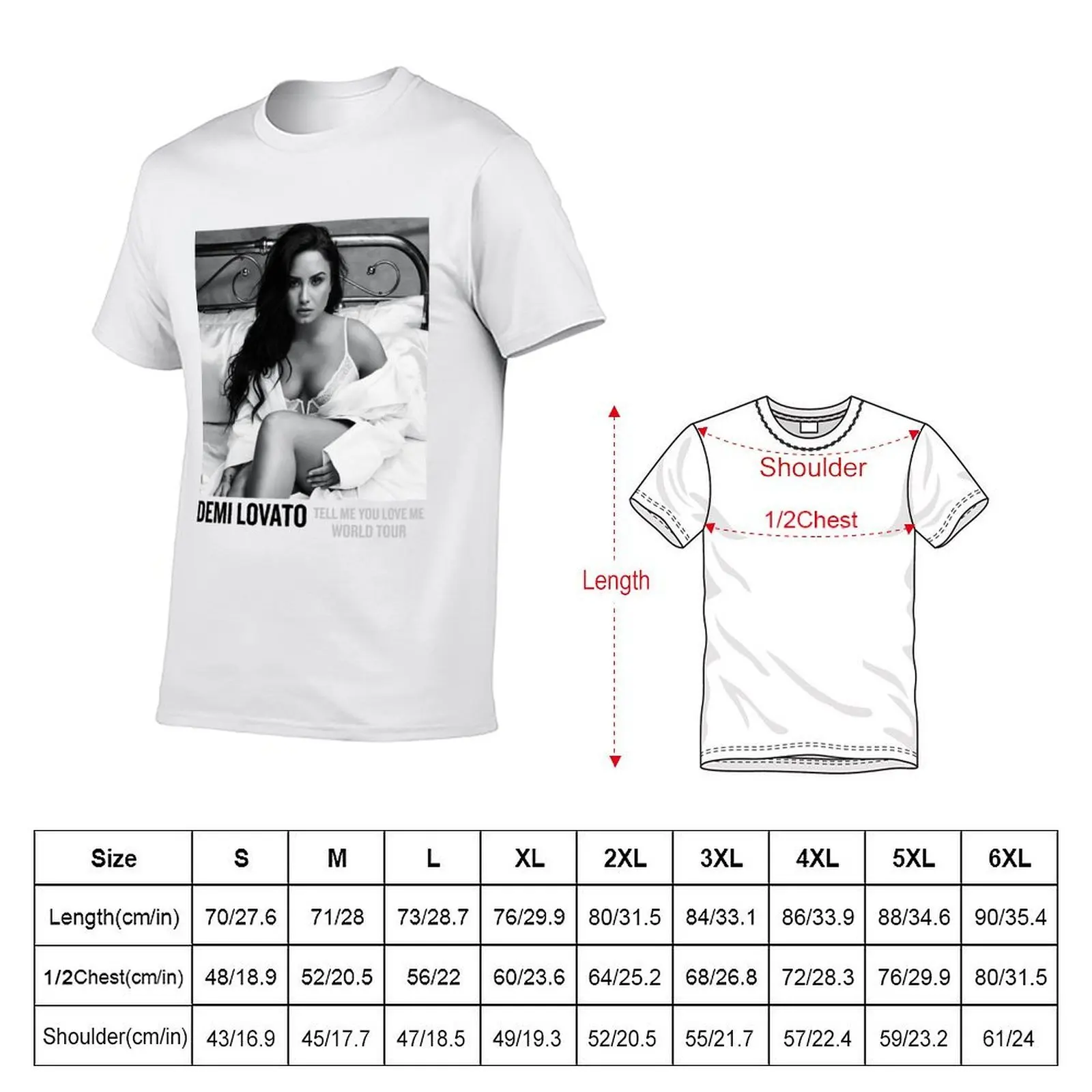 DL - Tell Me You Love Me *صورة * تي شيرت تي شيرت للرجال تي شيرت جرافيك تي شيرت للرجال حزمة تي شيرت قطني