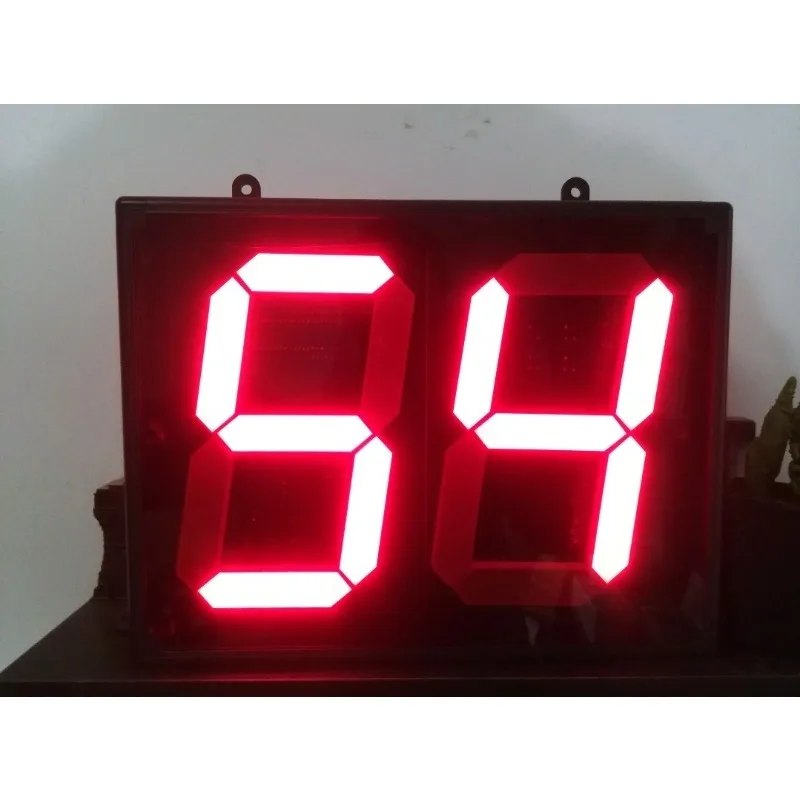

LED 8-inch digital display timer 2 countdown basketball game countdown remote control pause start reset 24 seconds