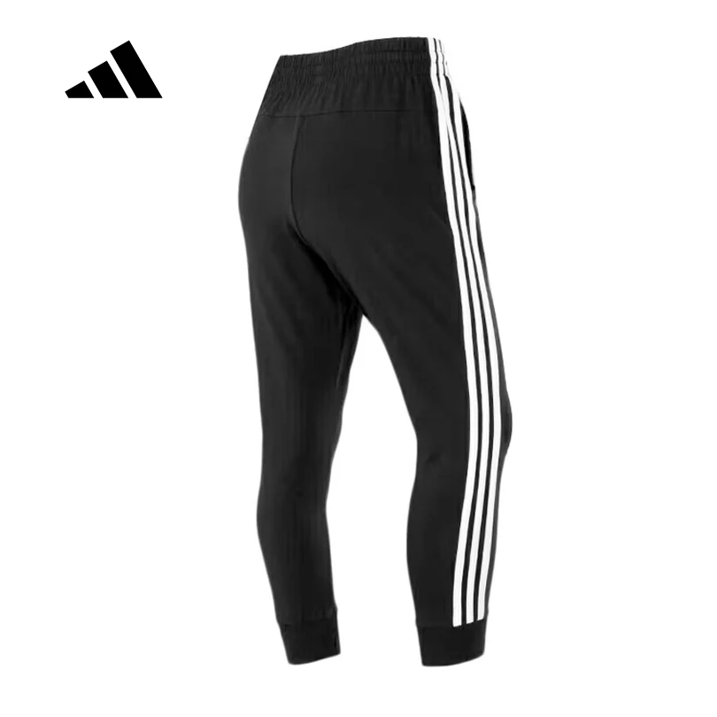 Adidas Women's 3-Stripes Running Training Joggers Breathable Comfort Casual Tapered Sweatpants GR9604