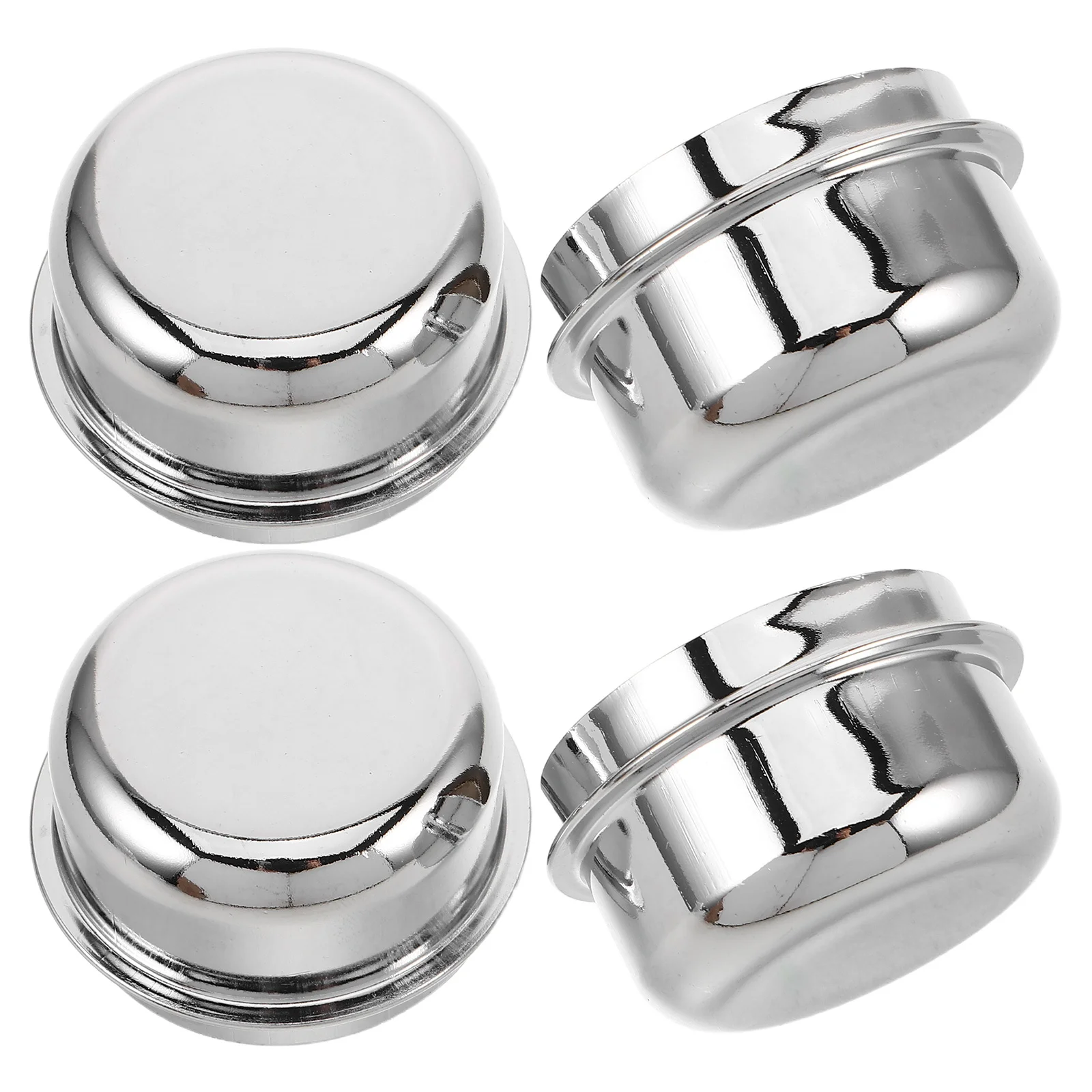 2 قطعة مقطورة الألومنيوم المحور الشحوم قبعات الدقة الهندسة الغبار الرطوبة حماية قارب غطاء محور السيارة لوحة سهلة التركيب