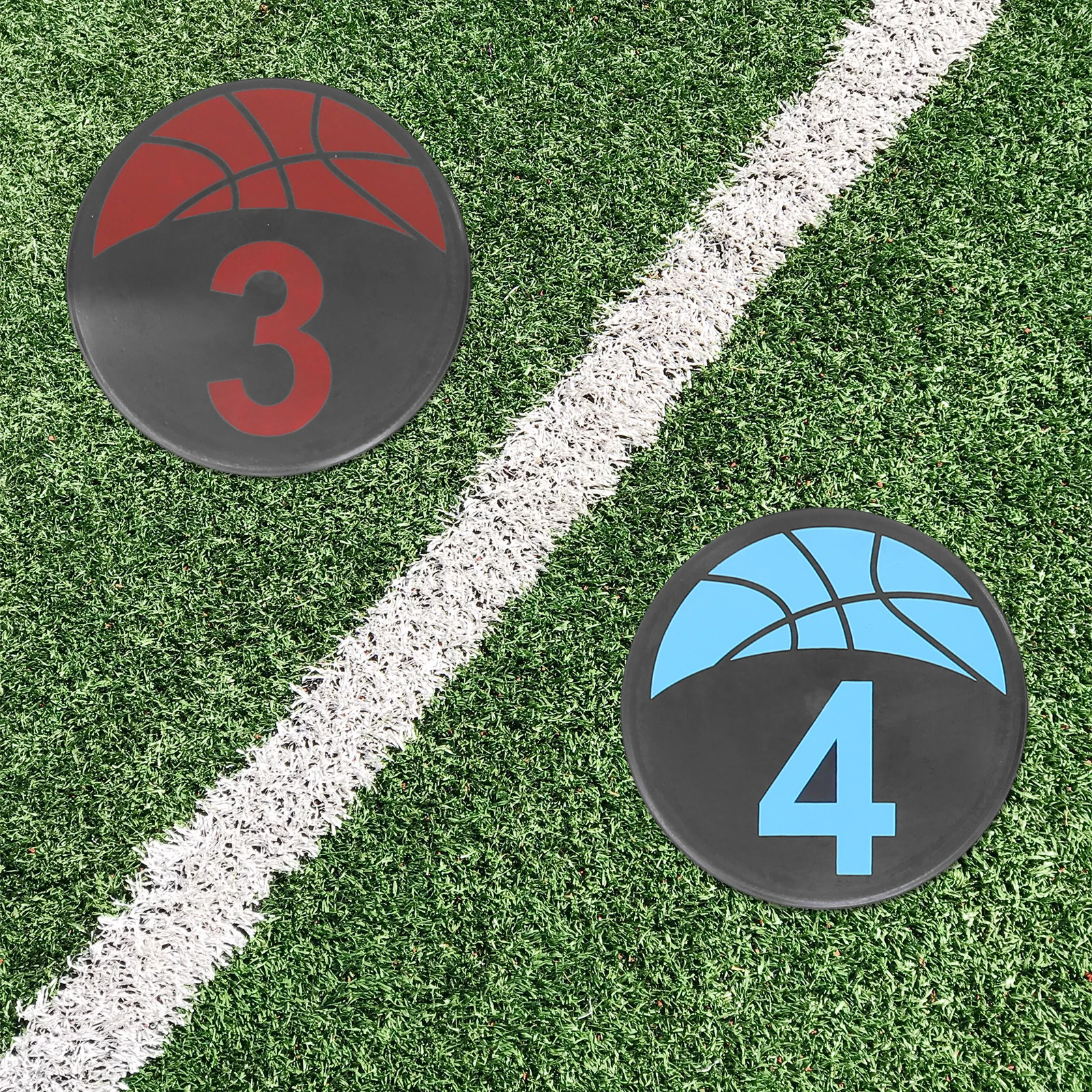 

1 set Football Training Sign Discs Non-Slip Soccer Markers Multi-Function Agility Discs Sports Training Playground Marking Signs