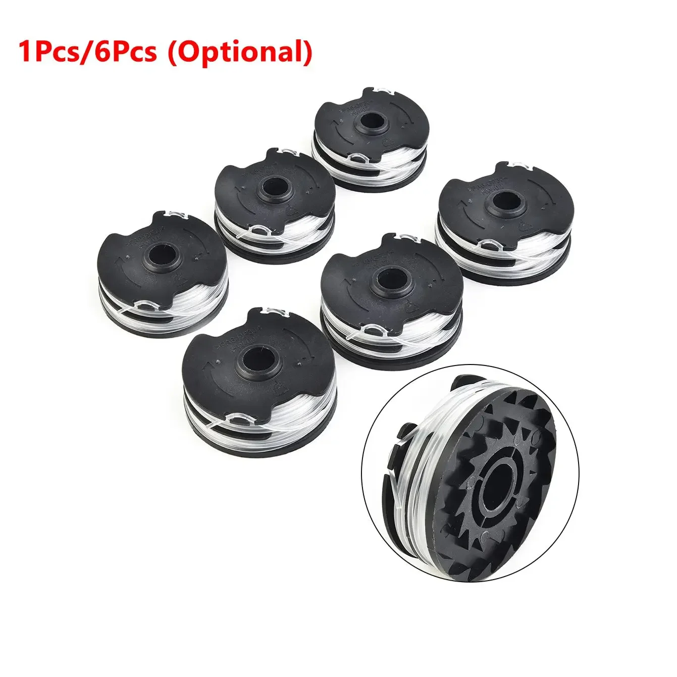 6Pcs 1/ Nylon Thread Spools for Parkside Cordless Grass Trimmers Perfect Fit for Models for PRTA 20 Li a1 B2 C3 Reliable Use
