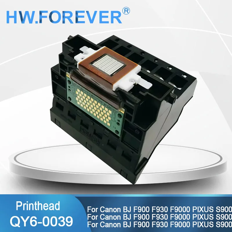 

Печатающая головка QY6-0039, 96% новая, для Canon BJ F900 F930 F9000 PIXUS S900 S9000 9100i I9100, струйный принтер Videojet
