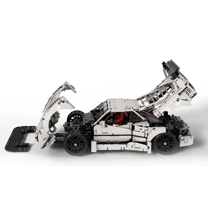 ตัวต่อโมเดลรถซูเปอร์คาร์รุ่น Freestyle F40 ของเล่นประกอบเองสำหรับเด็ก ของขวัญวันหยุด