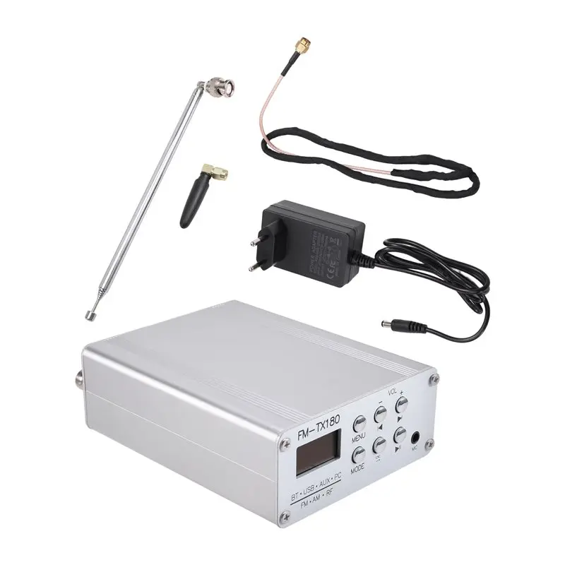 

AS95-EU Plug Compatible Stereo FM Transmitter AM Medium Band Bluetooth Audio Wireless Transmitter With Built-In AM Antenna