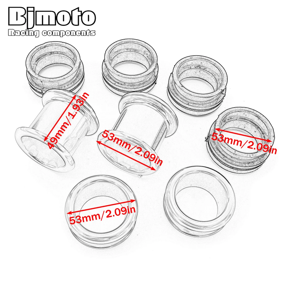 ZX4R ZX4RR Air Filter Funnel Air Intake Cup Wind High Flow Airbox For Kawasaki ZX 4R 4RR 2023 2024 2025 Velocity Stack Air Cup