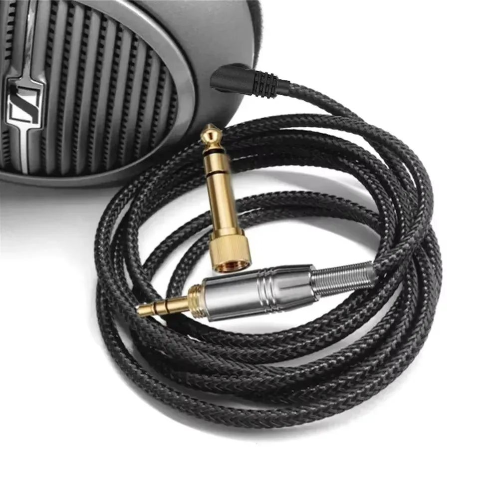 6.35mm OFC Replacement Cable Extension Cord for Yamaha PAC HPH-MT5 HPH-MT5W HPH-MT8 Monitor Over Ear Headphones