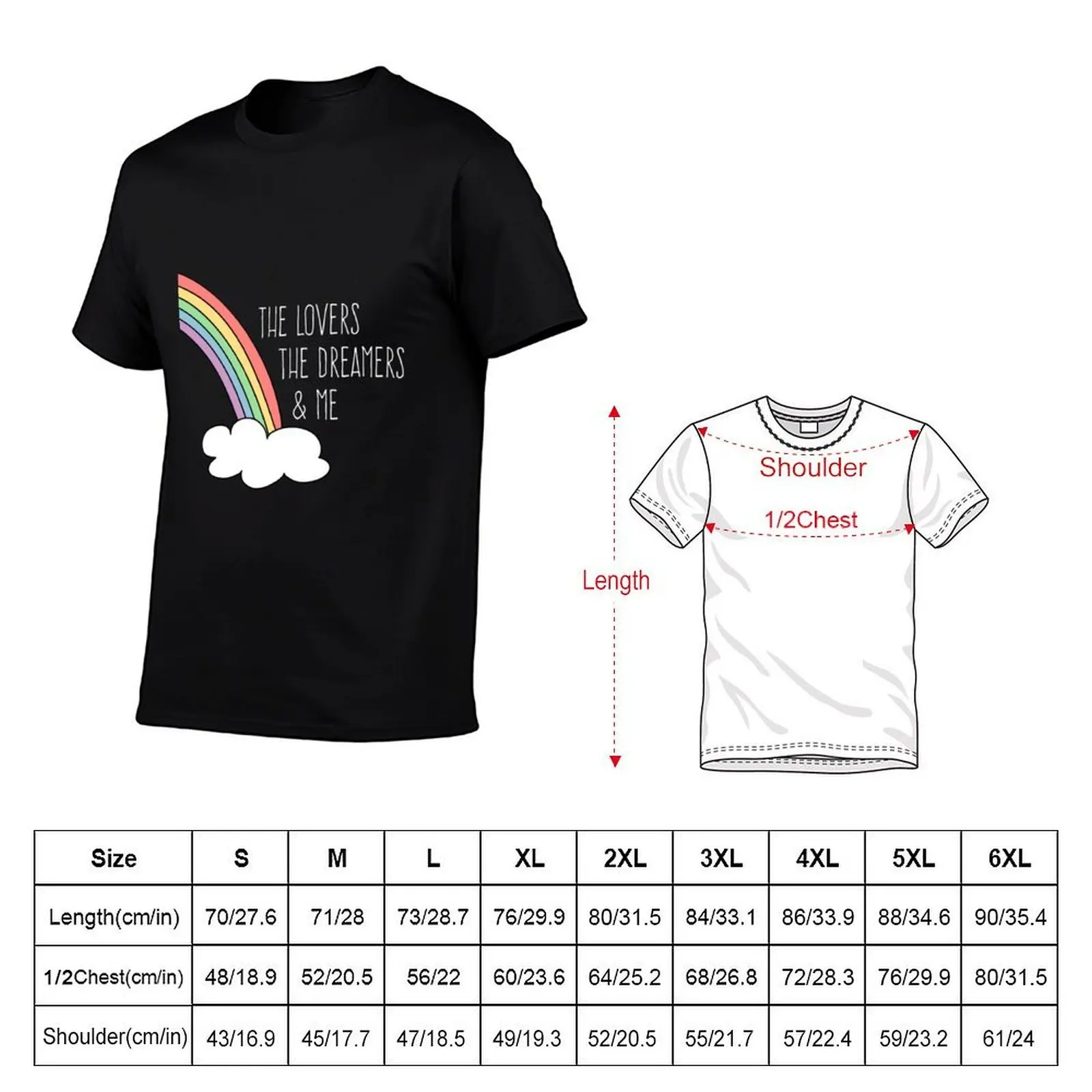 Rainbow Connection (white text) T-Shirt baggy shirts funny costumes mens graphic t-shirts