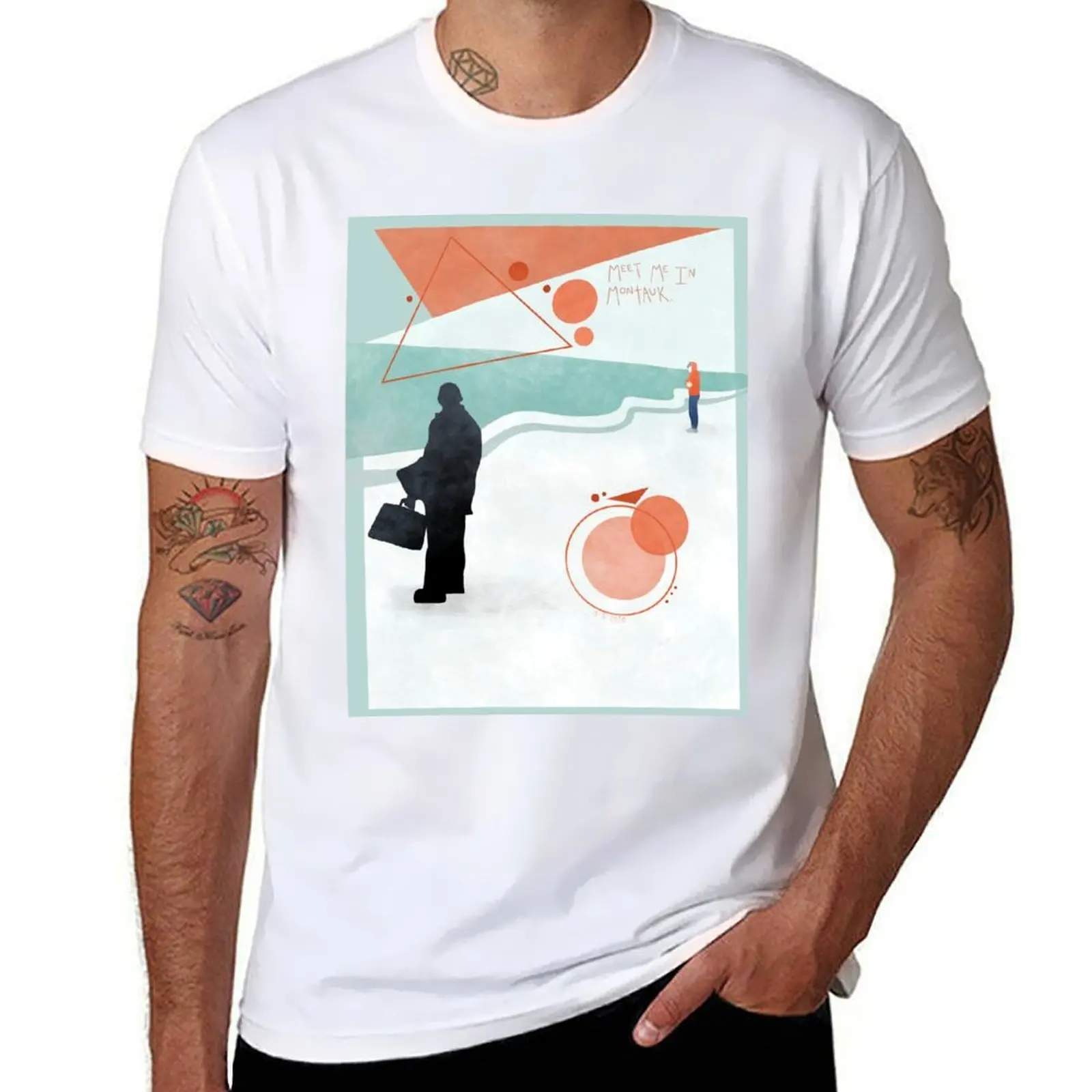 

Meet Me in Montauk T-Shirt man graphic t shirt man t shirts high quality luxury brand T-Shirt