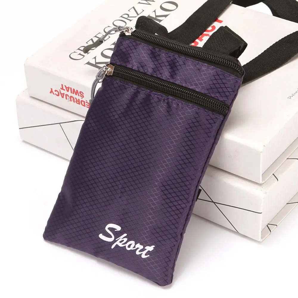 Soild Color Traveling Fashion Simple Over The Shoulder Small Storage Bag Letter Messenger Bag Mobile Phone Bag