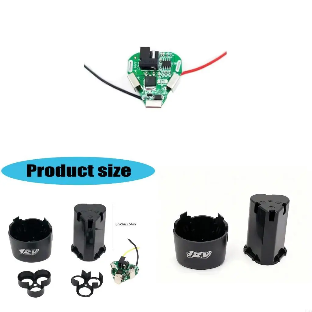 193A Empty 18650 Cell Holder Sleeve with Circuit Overcharge Shortcircuit Prevention