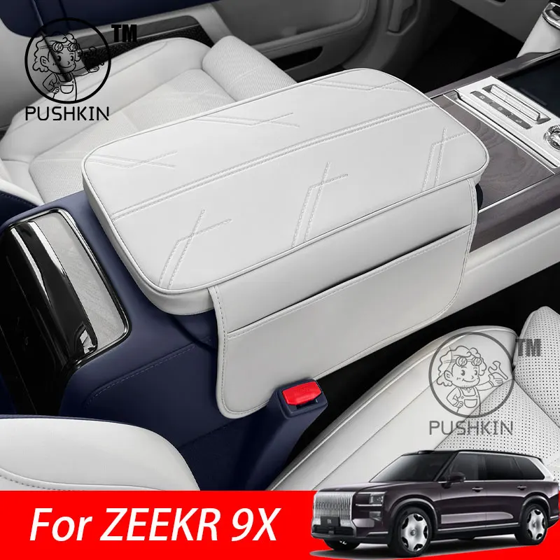

For ZEEKR 9X 2025 2026 Center Console Armrest Booster Pad Interior Modified Storage Accessories