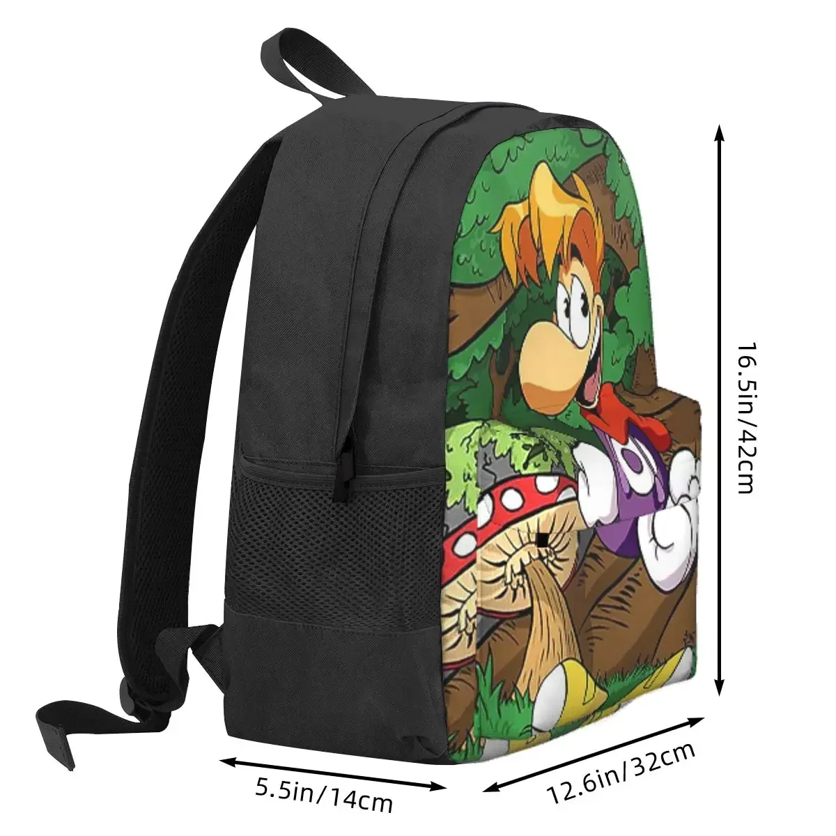 Cartoon Games Rayman Legends Backpack Daypack Large Capacity Kids BookBag School Bag Shoulder Bags for Men Women