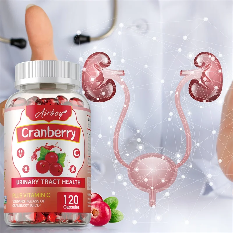 

Капсулы клюквы — с витамином С для способствует здоровью, очищения и детоксикации женщин, повышения иммунитета