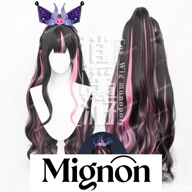 

Нарака: Bladepoint Kuroomi, парик для косплея, миньон, сотрудничество, градиент, подарок на Хэллоуин