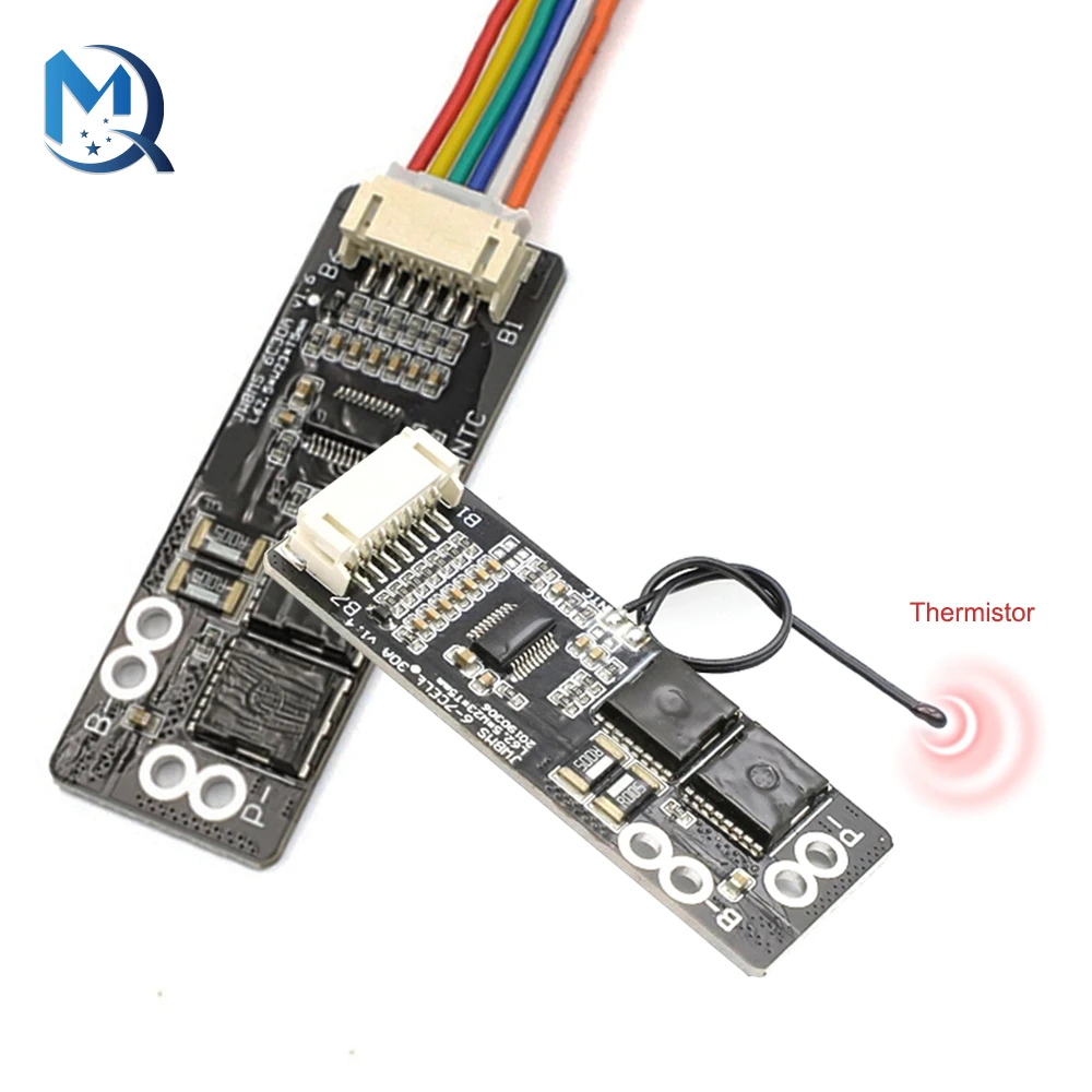 6S 30A/7S 30A/6S 50A/7S 50A BMS Board with NTC for 3.7V Ternary Lithium Battery Protection Board/BMS 7S/BMS 6S Board