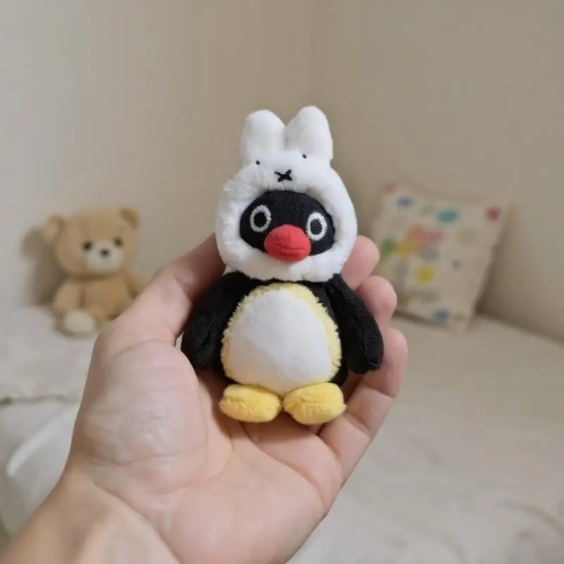 1 قطعة كيرينغ ملصق رائعتين البطريق أنيمي فروي دمية قلادة منضدية تمثال هدية عيد ميلاد الطفل لتقوم بها بنفسك التشذيب