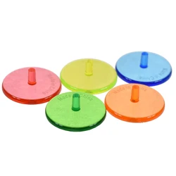 50PCS Golf Ball Mark Position Markers Assorted Color Diameter 24 mm Plastic Golf Ball Marker