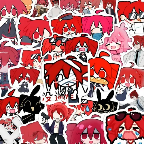 Kasane Teto pegatinas de dibujos animados Hatsune Miku papelería creativa para niños colección de mensajes para estudiantes regalo impermeable funda de teléfono Diy