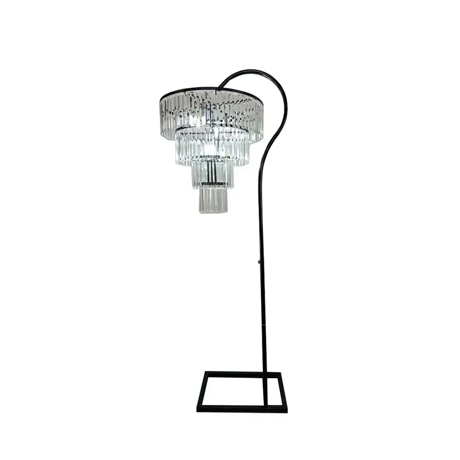 

Luxury New Style Modern Design Crystal Led Stand Display Wedding Decoration Road Lead Wedding Aisle Decor