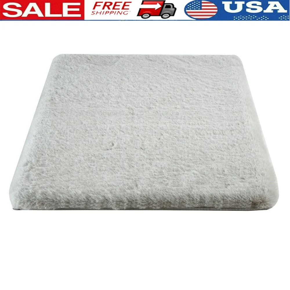 

Маленький коврик для ванной из искусственного меха, нескользящий коврик для машинной стирки, ванная комната, кухня, прихожая, мягкий комфорт, элегантный дизайн