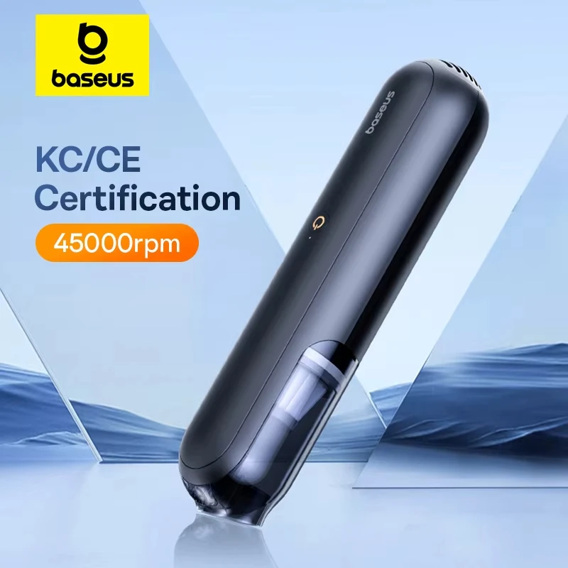 

A0Pro Беспроводной ручной автомобильный пылесос Портативный 30 Вт Высокая мощность 45000 об/мин Всасывание Type-C Перезаряжаемый для влажной и сухой уборки для Ca