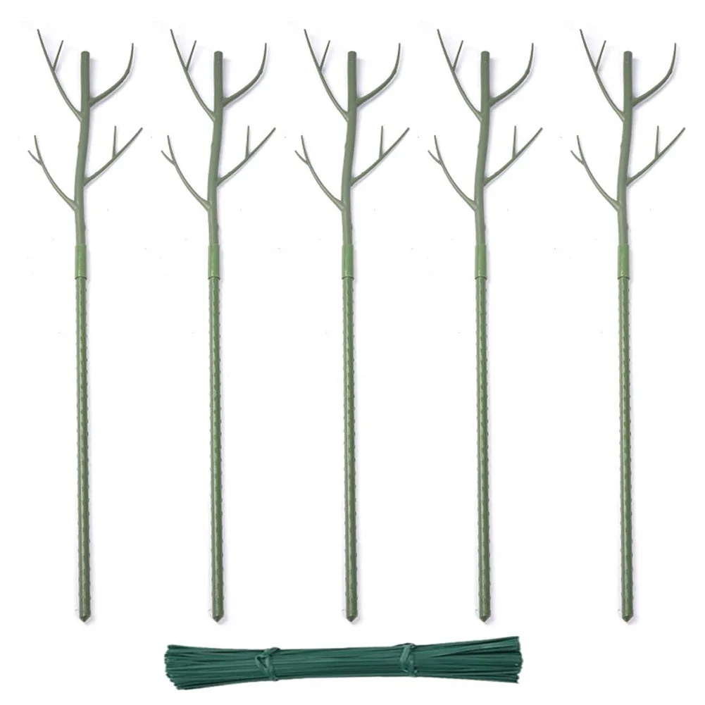 Stackable Plant Stakes Plant Support Stakes Garden Home Decor Green Easy Installation Gardening Tools Gardening
