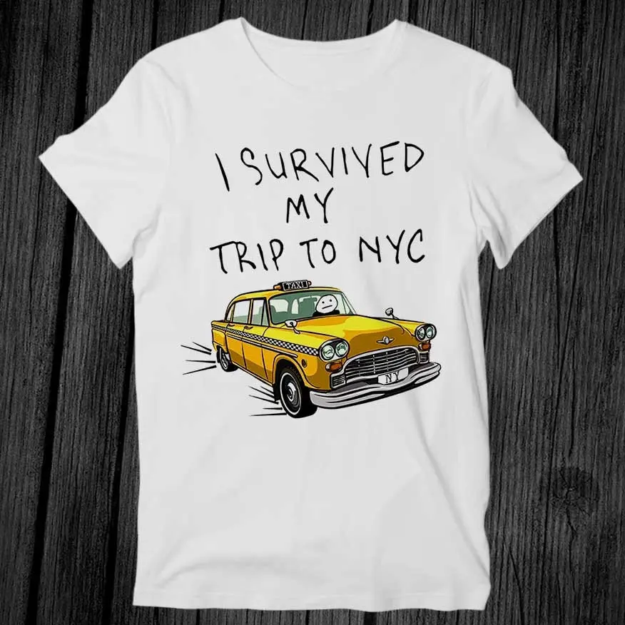 

I Survived My Trip To NYC Spider Movie T Shirt Adult Cool Music Fashion Top Vintage Retro G269