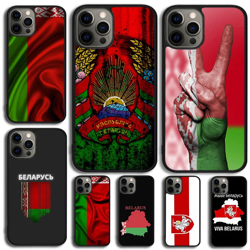 Republic Belarus National Flag Phone Case For iPhone 14 15 16 13 12 Mini Max Cover For Apple 11 Pro Max 8 7 Plus SE2020 Coque