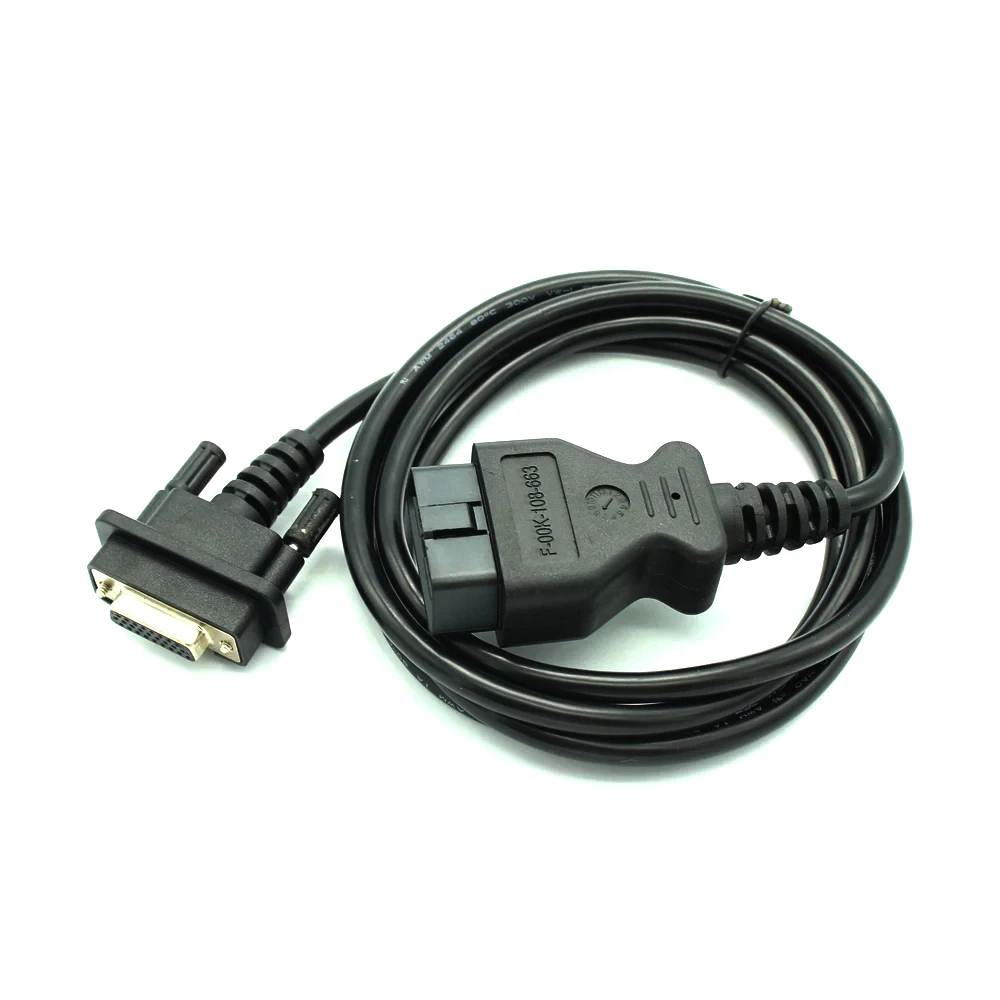 Car OBDII VCM2 Main Cable 16 pin F-00K-108-663 VCM 2 OBD2 Wire Diagnostic tool Interface Cable only for VCM II