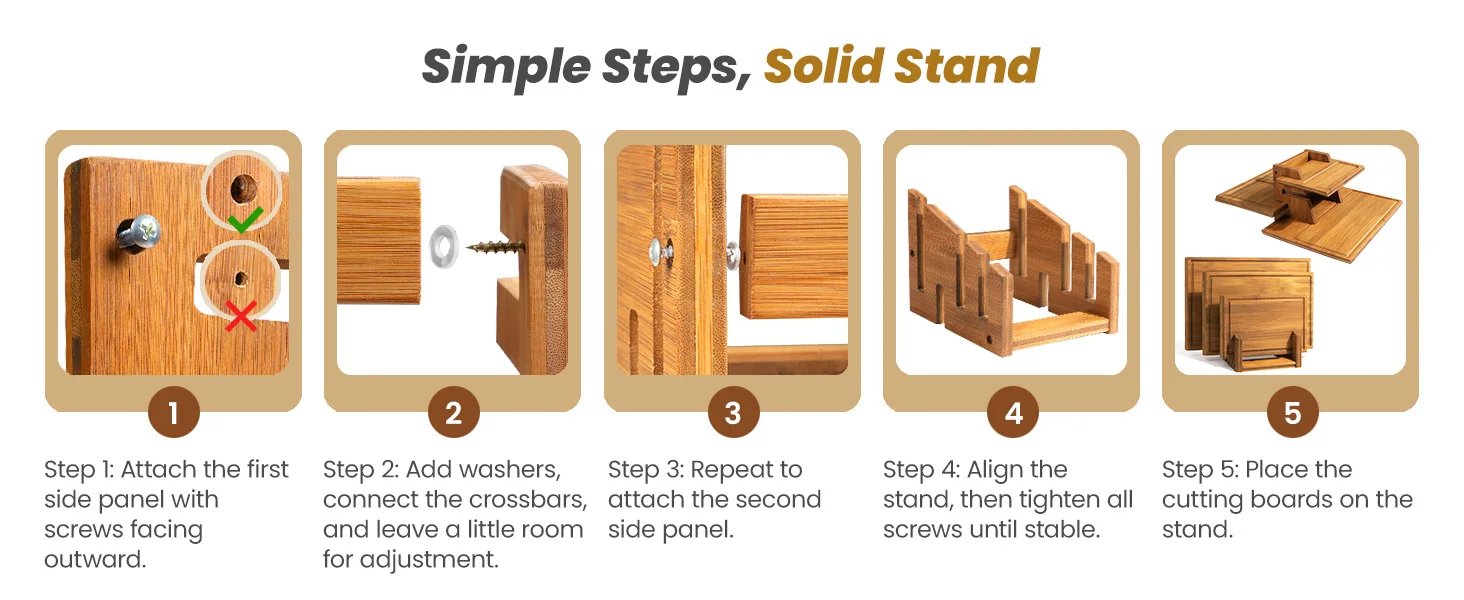 bamboo cutting board set