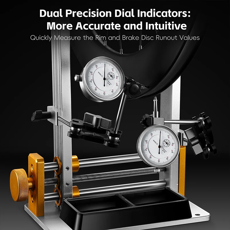 WEST BIKING Bicycle Wheel Truing Stand Pro Version Bike Rim Correction Stand Bike Wheel Calibration Stand Bike Wheel Truing Tool