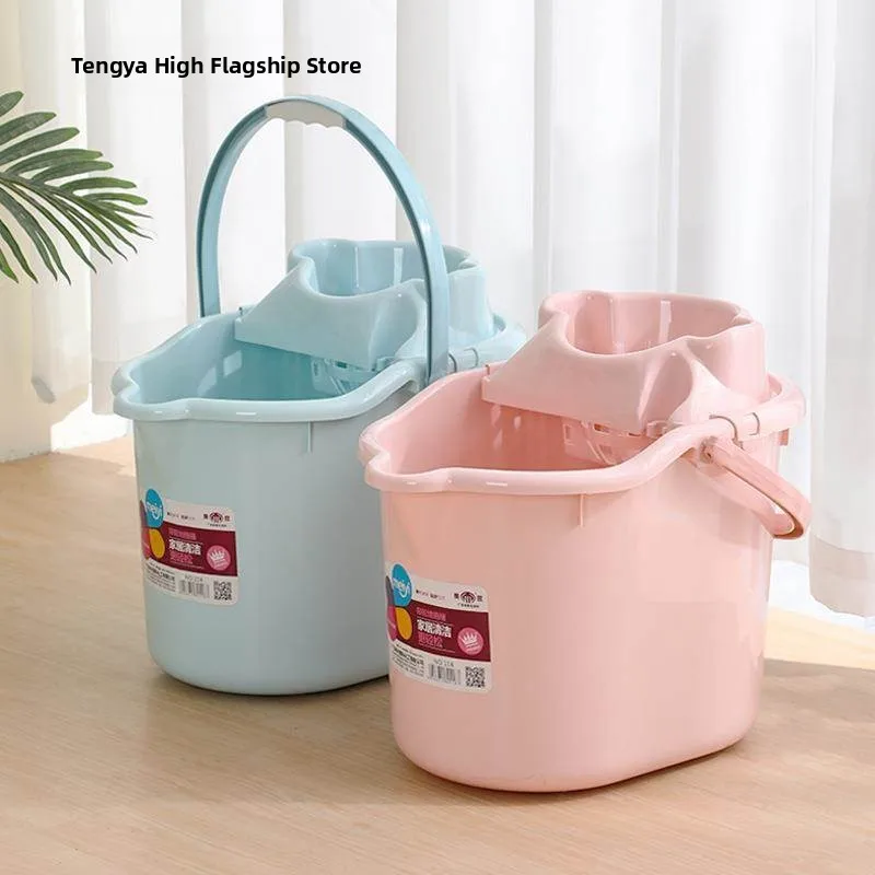 secchio-per-mop-con-strizzatore-manuale-in-plastica-rinforzata-portatile-per-uso-domestico-con-panno-per-la-pulizia-del-pavimento-e-sistema-di-pressione-manuale-per-l'acqua