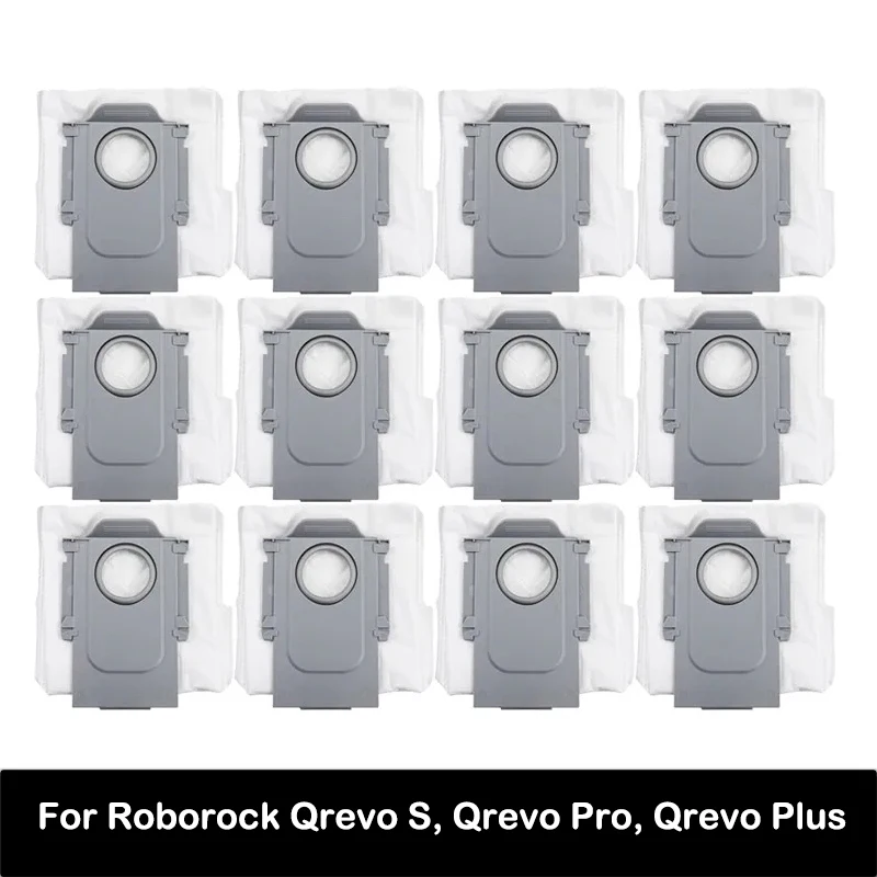 Dust Bags For Roborock S8 MaxV Ultra / P10 A7400RR / Q Revo / Qrevo Pro / Qrevo MaxV / Qrevo S / Qrevo Plus Robot Vacuum