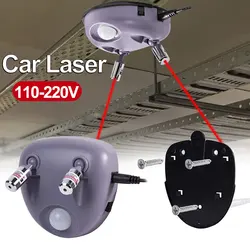 Car Laser Garage Parking Sensor Laser Garage Assist Parking Dual End Assist Aid Guide Stop Light System 110-220V Sensor Guiding