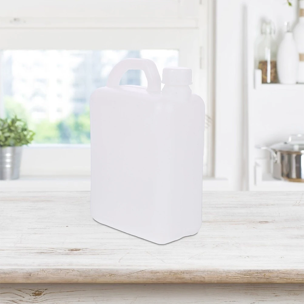 

2pcs 1 Gallon Plastic Flat Bottle Reusable Storage Jug Oil Beverage Container Liquid Dispenser Fermentation Water Jug Chemical