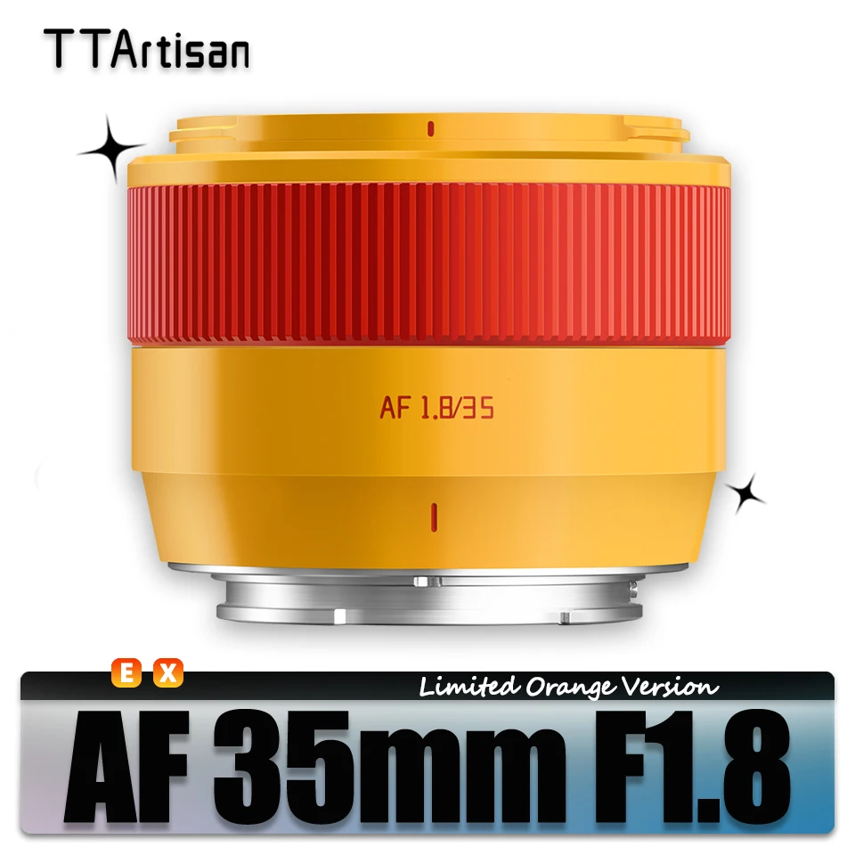

TTArtisan APS-C AF 35mm F1.8 II Standard Prime Camera Lens for Portrait Photography with Fuji XT30 Sony E A7RIII Limited Version