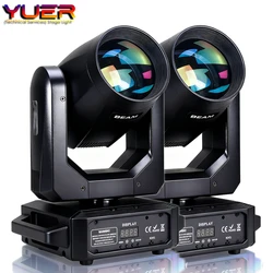 2pcs Stage Light Moving Head Light 200W 12 Gobos 8 Colors Spotlight DMX 512 with Sound Activated for Wedding DJ Party Lighting