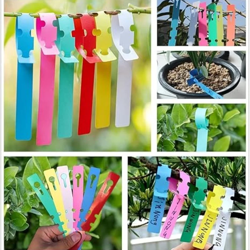 

100pcs Waterproof Plant Markers Plastic Plant Hanging Tags Gardening Plant Marker Label Tools Garden Pots & Planters Supply